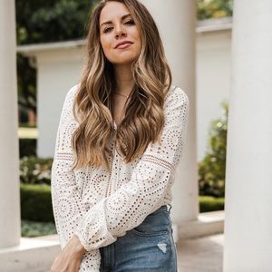Sezane Lace Top